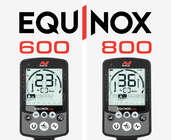 Gráfica Minelab Equinox 600 y 800