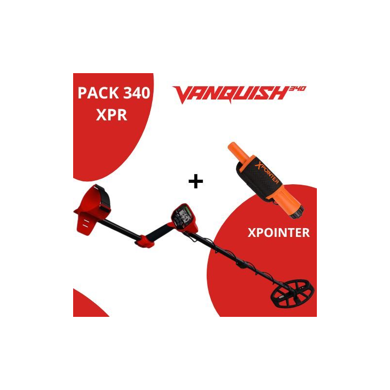 Pack Minelab Vanquish 340 + XPOINTER
