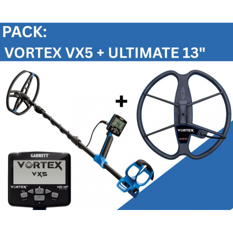 Pack Garrett Vortex VX5 + Ultimate 13"