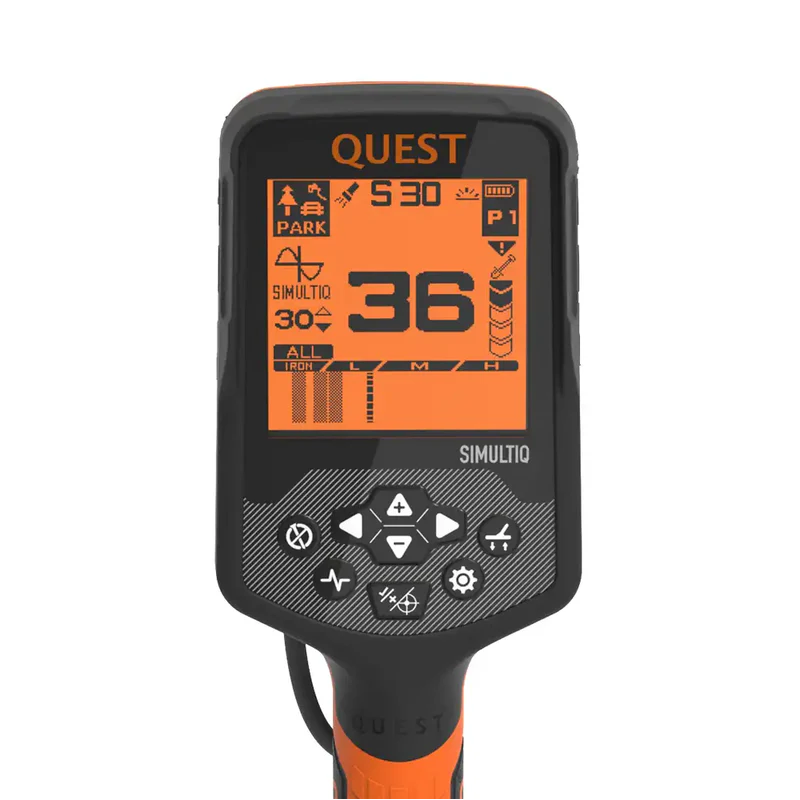 Pantalla Detector de metales QUEST S30