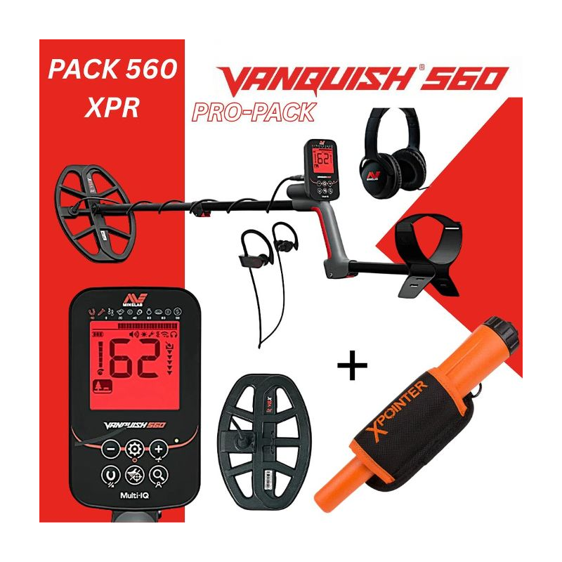 Pack Minelab Vanquish 560 Pro Pack + XPointer