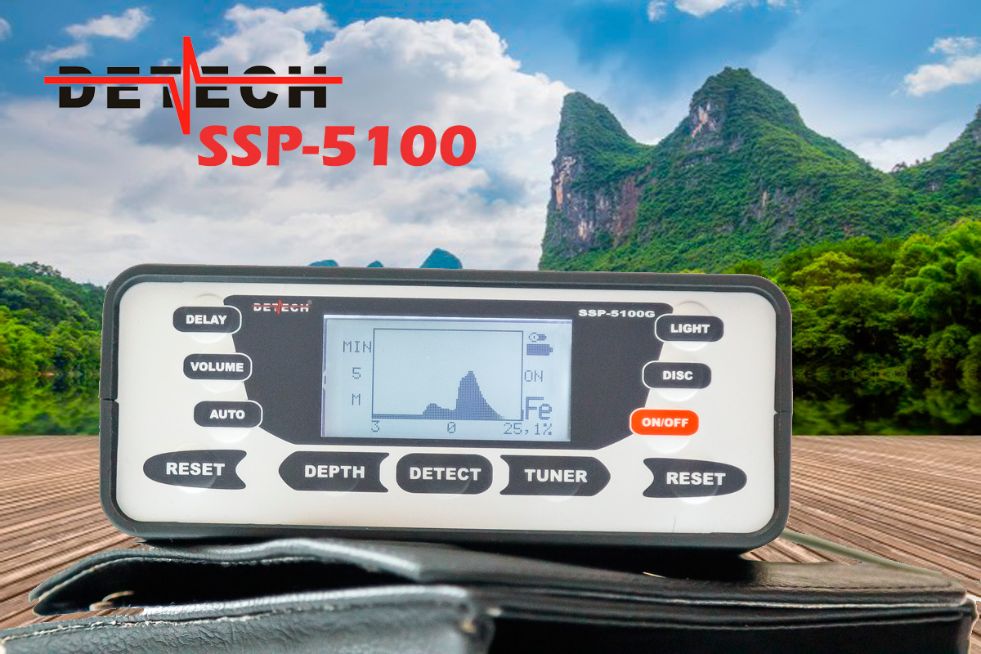 Características del Detech SSP-5100. Máxima profundidad!
