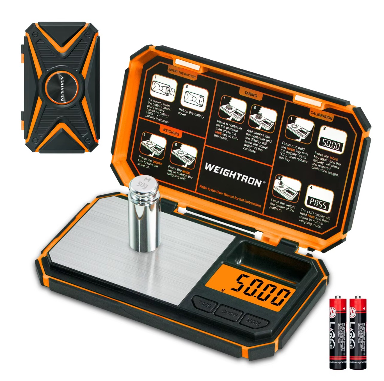 Báscula para monedas y joyería