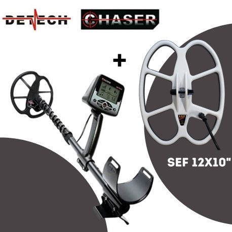 Detector de metales Detech Chaser + SEF 12x10"
