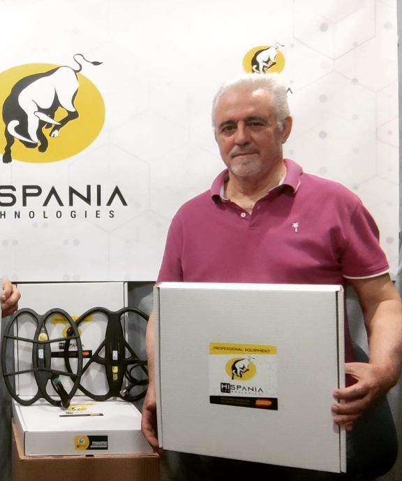 Francisco Cañadillas pasión por los detectores de metales
