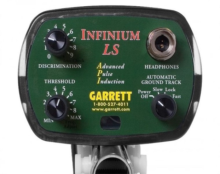 Controles detector submarino Garrett Infinium LS