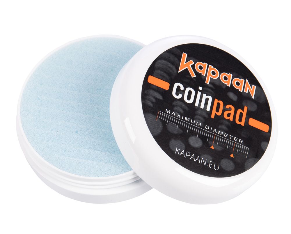 Coinpad para guardar monedas encontradas con detector de metales
