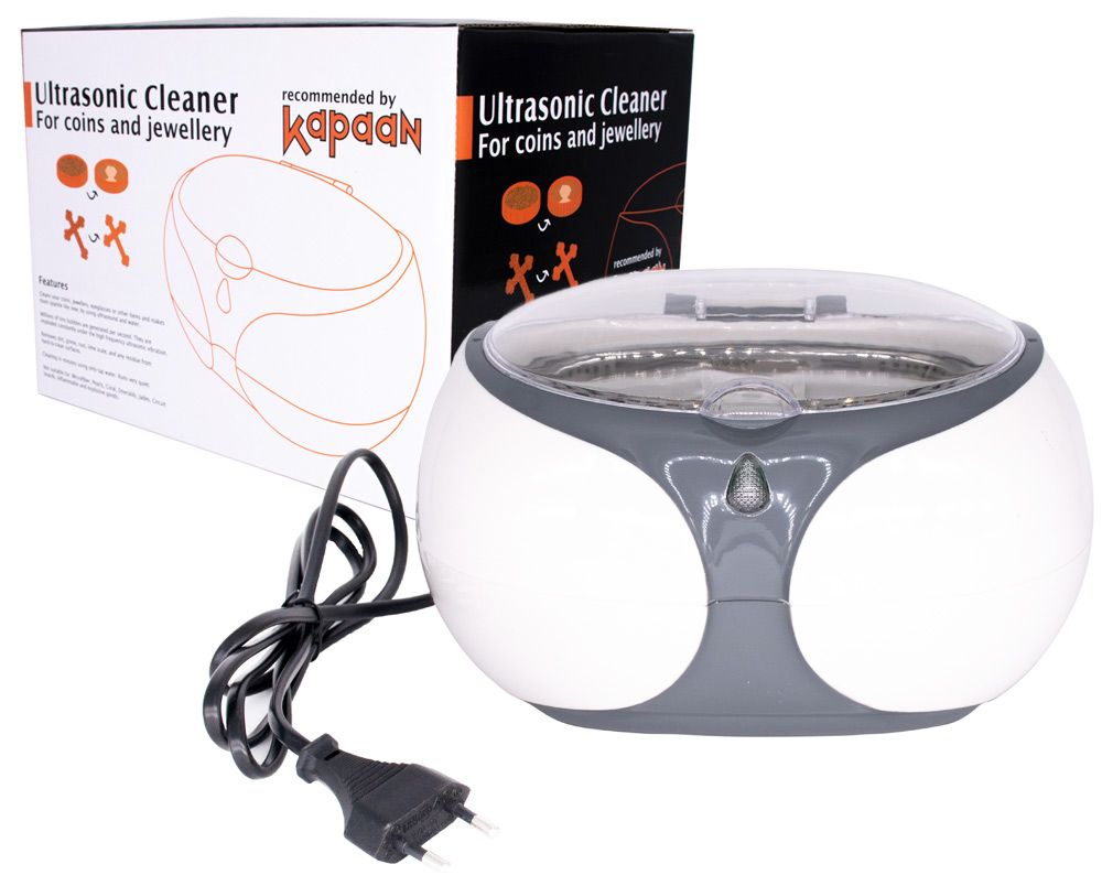 Máquina ultrasonido para limpieza de monedas antiguas