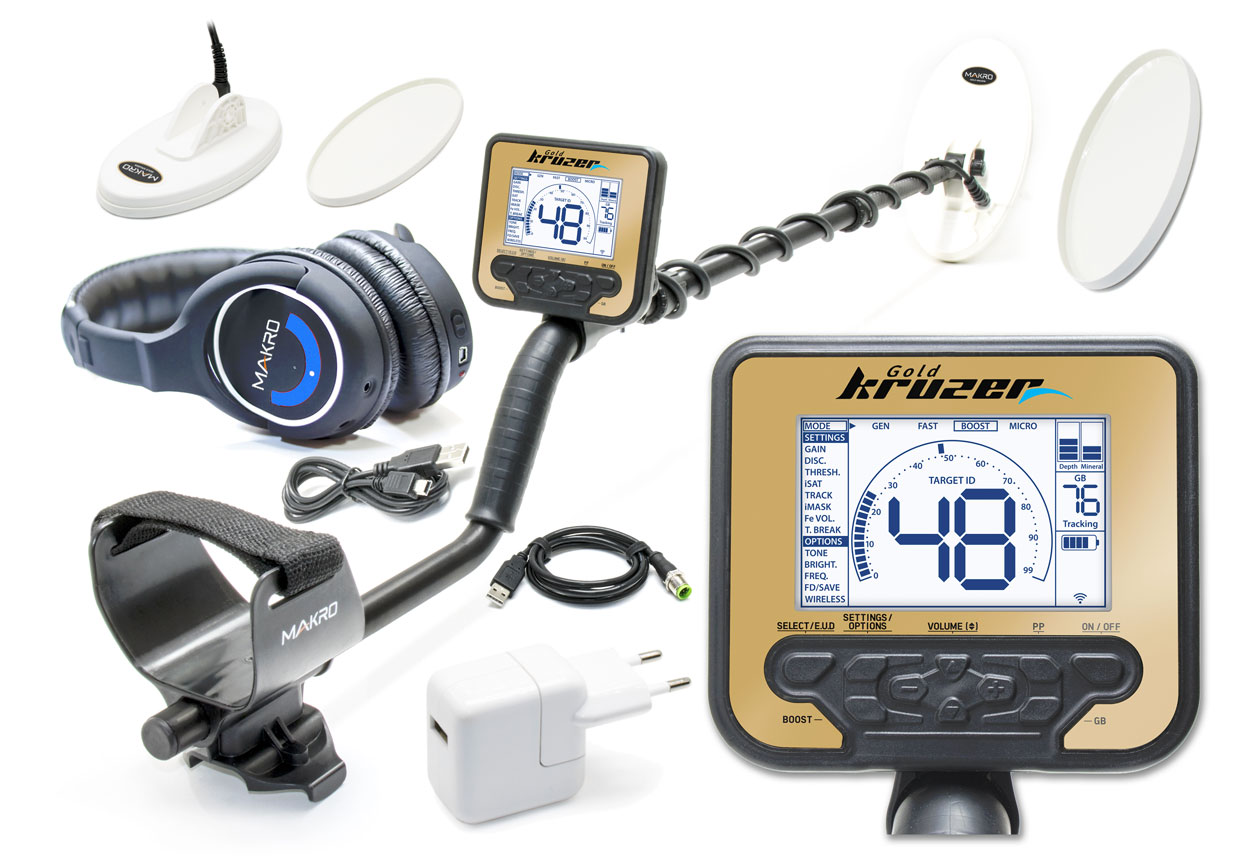 Buscador de pepitas de oro sumergible