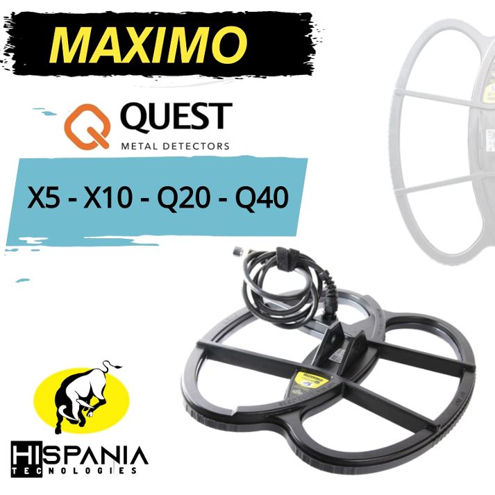 PLATO MAXIMO para detectores de metales QUEST Q20 y Q40