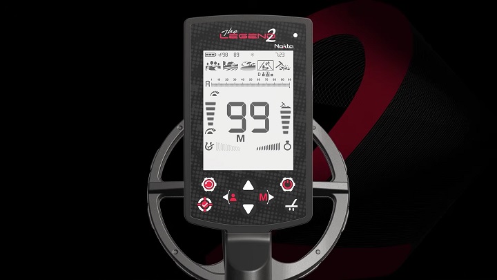 Nokta Legend 2 Pantalla