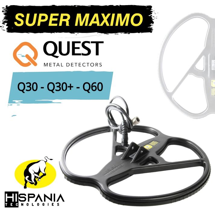 PLATO HISPANIA SUPER MAXIMO para detectores de metales QUEST Q30